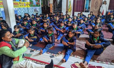 बाल योग संस्कारशाला में बच्चों ने सीखे स्वस्थ जीवन के सूत्र