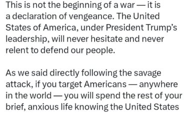 सीरिया में आईएसआईएस के 70 ठिकानों पर अमेरिका के हवाई हमले, बदले की कार्रवाई बताया