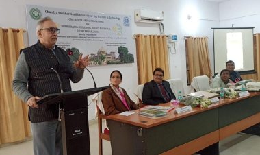 जलवायु अनुकूल मृदा व मानव स्वास्थ्य के लिए लाभाकारी है श्रीअन्न: डॉ. संजय सिंह