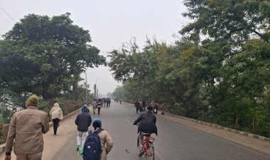 वाराणसी: राजघाट मालवीय पुल पर 13 जनवरी तक वाहन प्रतिबंधित, पैदल आवाजाही की अनुमति