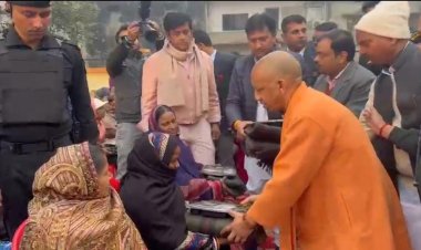 प्रचंड ठंड में भी जारी रहा सीएम योगी का जनसेवा अनुष्ठान