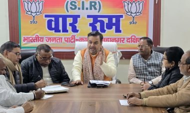 एसआईआर में लम्बित गणना प्रपत्रों को पूरा कराने पर भाजपा का जोर