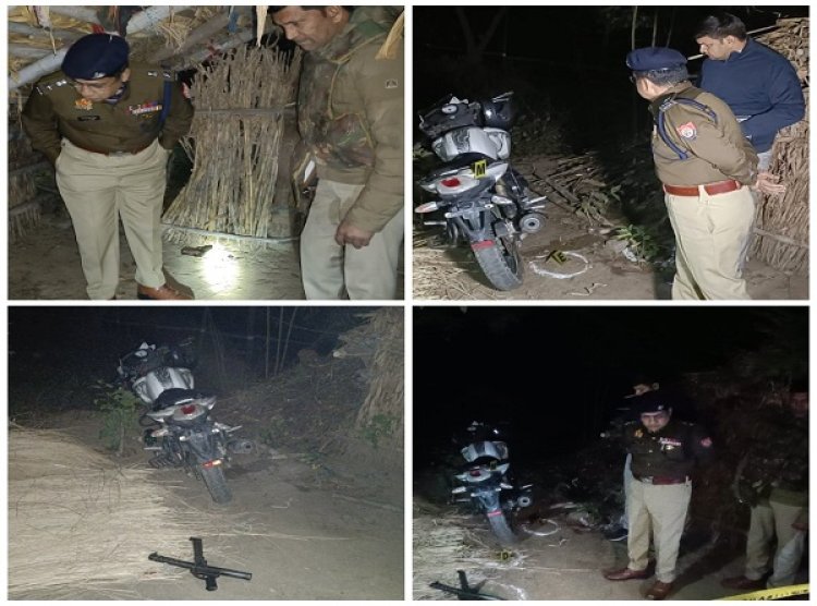 शामली में पुलिस मुठभेड़ में इनामी बदमाश ढेर, सिपाही घायल