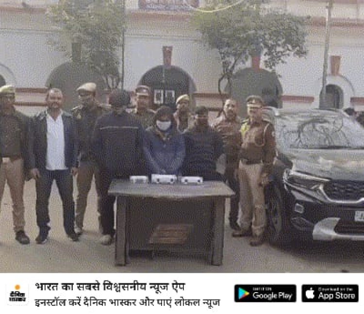 प्रयागराज में तीन साईबर अपराधी गिरफ्तार, पांच मोबाइल एवं अन्य दस्तावेज बरामद