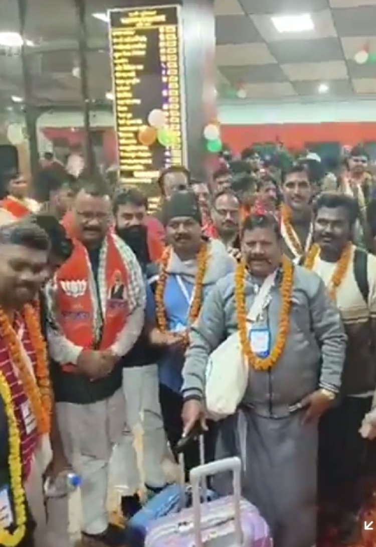 काशी तमिल संगमम-4.0 में टीचर्स डेलिगेशन का दूसरा दल पहुंचा वाराणसी, स्टेशन पर हुआ भव्य स्वागत