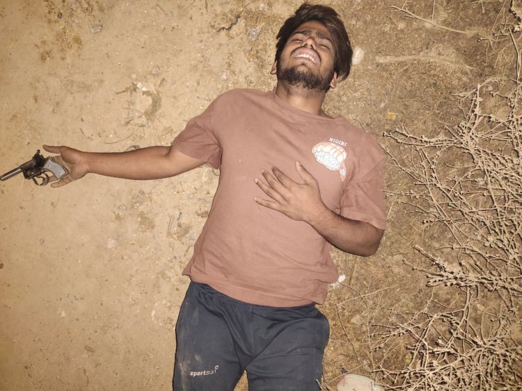 वाराणसी: बड़ागांव पुलिस ने मुठभेड़ में शातिर लूटेरे को दबोचा,लूट के गहने बरामद