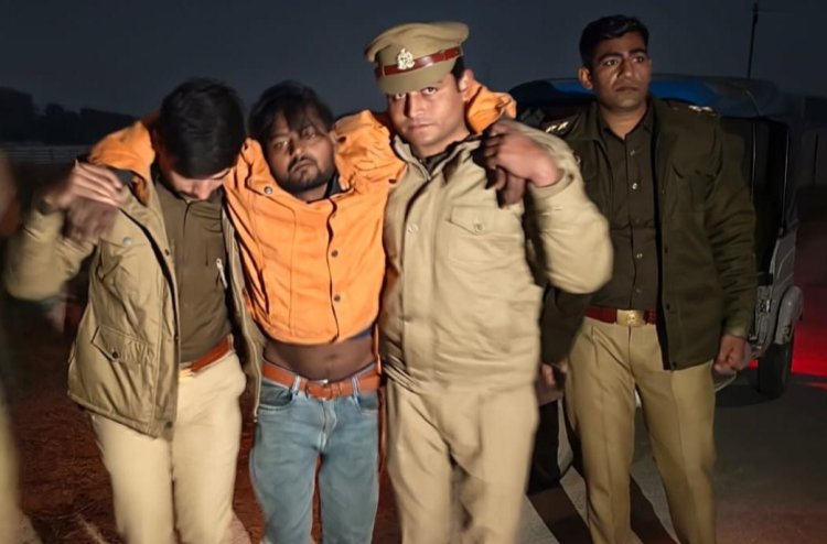 मुठभेड़ में दो लुटेरे गिरफ्तार, एक को गोली लगी
