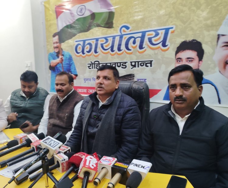 यूपी में करोड़ों वोटों की डकैती की साजिश : संजय सिंह