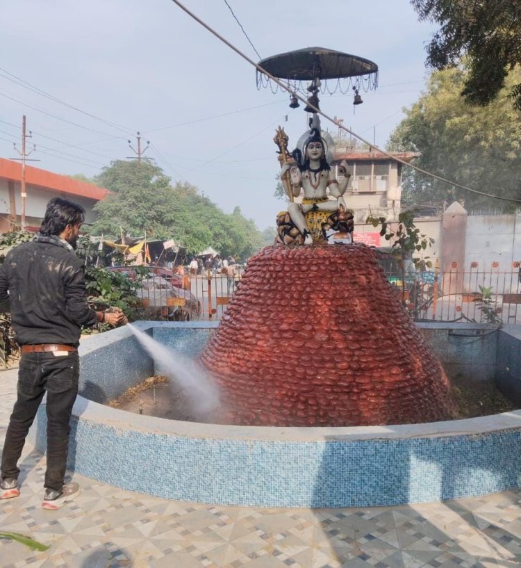 महापुरुषों की 90 प्रतिमाओं की साफ–सफाई व सौन्दर्यीकरण अभियान सम्पन्न