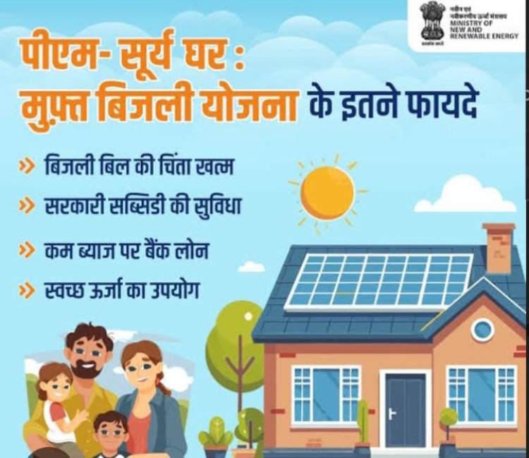 पीएम सूर्यघर मुफ्त बिजली योजना के तहत प्रयागराज के 8853 लाभार्थियों के खाते में दी गई सब्सिडी धनराशि