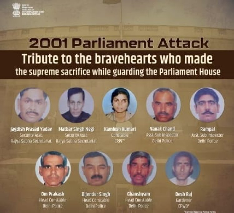 संसद पर आतंकी हमले की बरसीः कांग्रेस सहित दूसरे दलों के नेताओं ने बलिदानियों को श्रद्धांजलि दी