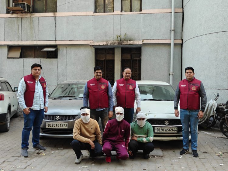 हाईटेक तरीके से कार चोरी करने वाला अंतरराज्यीय गिरोह पकड़ा, तीन लग्जरी कारें बरामद