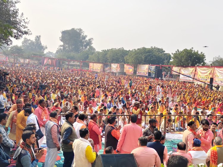 सवा लाख श्री हनुमान चालीसा पाठ में उमड़ा आस्था का जनसैलाब