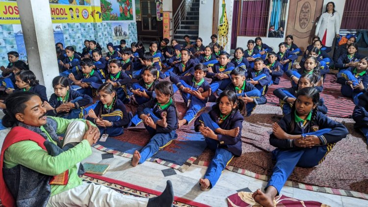 बाल योग संस्कारशाला में बच्चों ने सीखे स्वस्थ जीवन के सूत्र