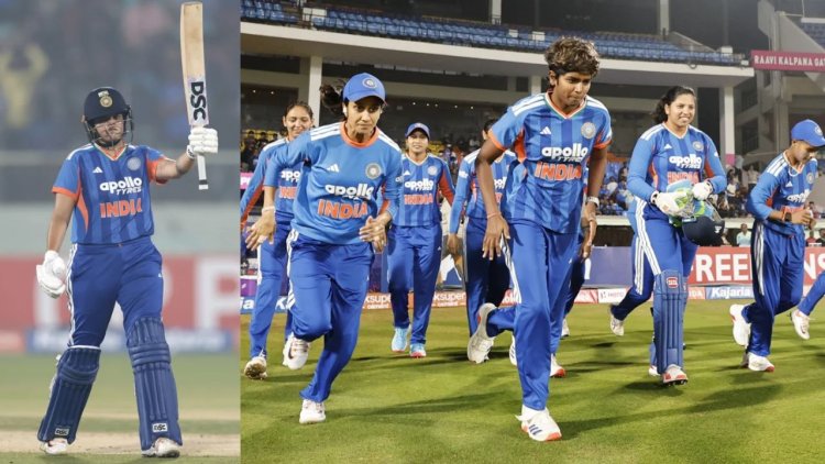 शैफाली वर्मा की तूफानी पारी से भारत ने श्रीलंका को फिर हराया, टी20 सीरीज में 2-0 की बढ़त