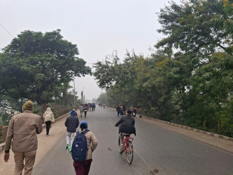 वाराणसी: राजघाट मालवीय पुल पर 13 जनवरी तक वाहन प्रतिबंधित, पैदल आवाजाही की अनुमति