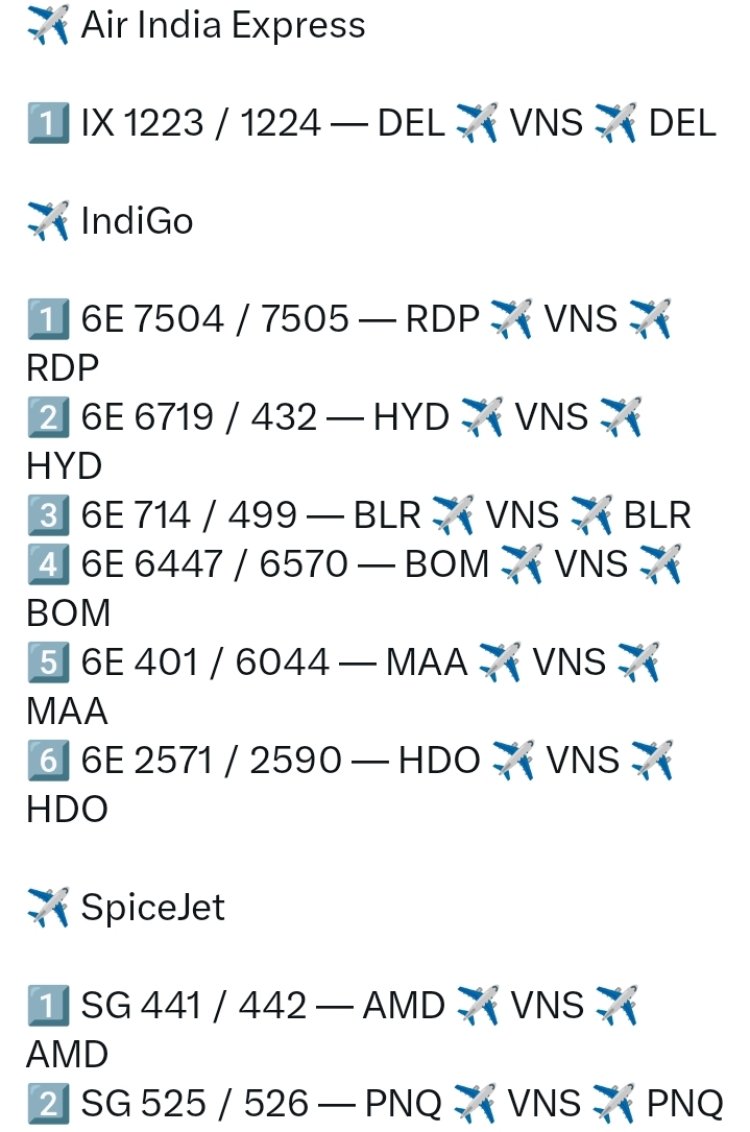 घने कोहरे के चलते वाराणसी एयरपोर्ट से 9 फ्लाइट निरस्त