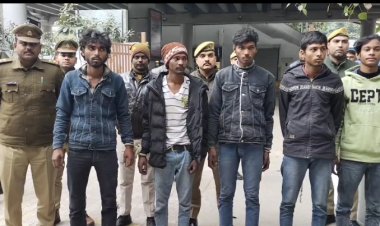 बाइक चोर गिरोह के पांच शातिर गिरफ्तार