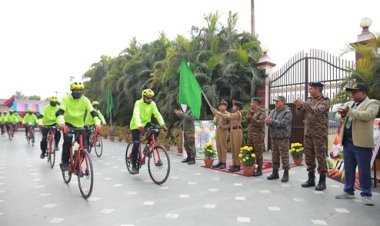 वीर बिरसा मुंडा साइक्लोथॉन : साहस और गौरव के साथ आगे बढ़ते कदम