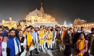 हनुमत लला को नवाया शीश, रामलला के दर्शन कर पंकज चौधरी ने की संगठन की मजबूती व जनकल्याण की कामना