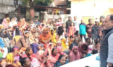 कांग्रेस ने मनरेगा बचाओ महासंग्राम जन चौपाल लगाई