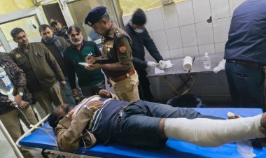प्रतापगढ़ में पुलिस मुठभेड़ में शातिर बदमाश को गोली लगी, गिरफ्तार