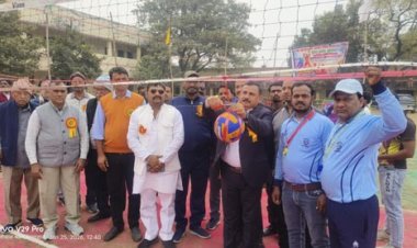 महेवा, मांडा ने जीता मृत्युंजय प्रताप वॉलीबाल प्रतियोगिता का उद्घाटन मैच