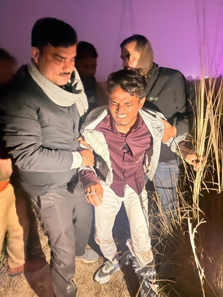 युवती को आत्महत्या के लिए विवश करने का आरोपित शाकिफ पुलिस मुठभेड़ में गिरफ्तार