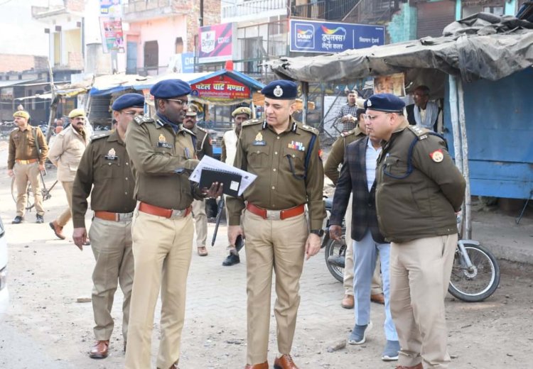 एडीजी ज्योति नारायण ने किया धर्मनगरी चित्रकूट का दौरा, माघ मेले की तैयारियों का लिया जायजा