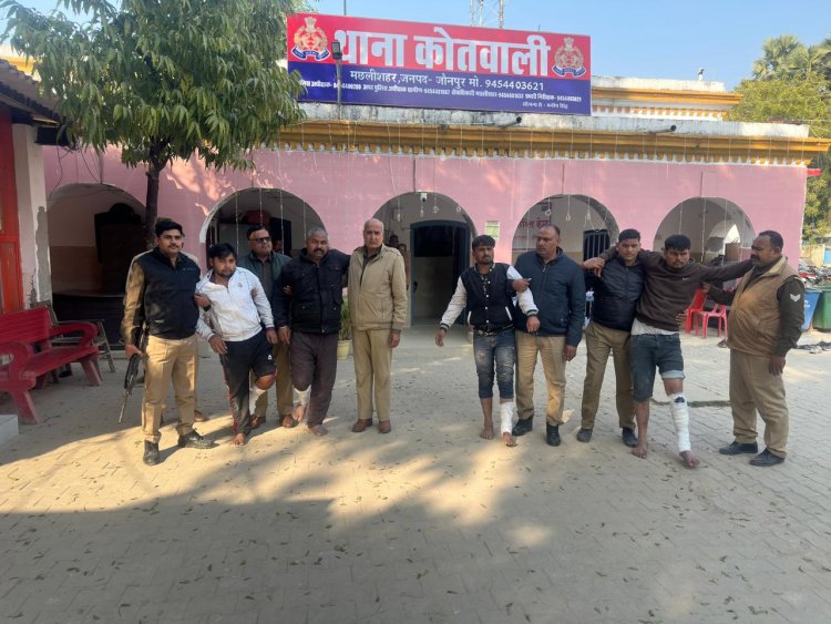 दराेगा पर जानलेवा हमला करने वाले चार आरोपित गिरफ्तार