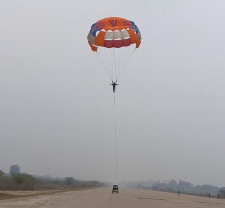 एनसीसी बटालियन, प्रयागराज ने पैरा-सेलिंग एडवेंचर कैंप का किया आयोजन