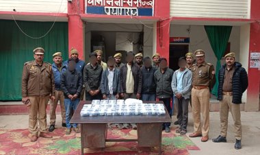 माघ मेला में श्रद्धालुओं का मोबाइल चोरी करने वाले सात अपराधी गिरफ्तार, 96 मोबाइल बरामद