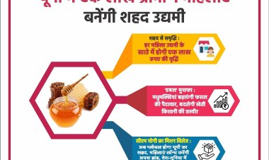 यूपी में एक लाख ग्रामीण महिलाओं के जीवन में मिठास घोलेगा शहद