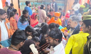 बाराबंकी के लोधेश्वर महादेवा में उमड़ी आस्था की लहर, हर-हर बम-बम से गूंजा मंदिर परिसर