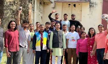 खेल-कूद छात्रों के सर्वांगीण विकास का महत्वपूर्ण माध्यम : प्रो बिहारी लाल शर्मा