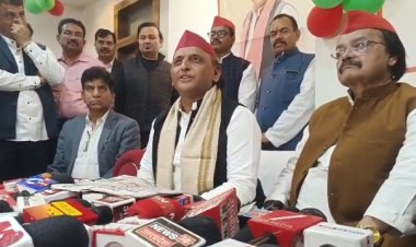 कानपुर में अखिलेश यादव ने कानून व्यवस्था, उद्योग और चुनाव पर सरकार को घेरा