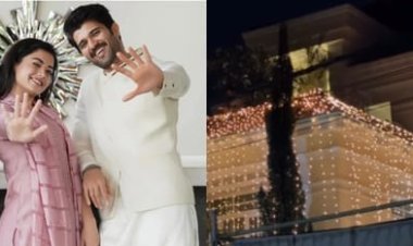 रश्मिका मंदाना से शादी की खबरों के बीच जगमगाया विजय देवरकोंडा का घर