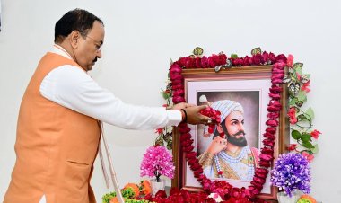 केशव प्रसाद मौर्य ने छत्रपति शिवाजी महाराज  की जयंती पर किया  माल्यार्पण