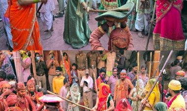 बरसाना में दिखा भक्ति, प्रेम और रंग का अद्भुत संगम, उमड़ा श्रद्धालुओं का सैलाब