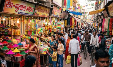 होली की आहट से प्रयागराज के बाजारों में लौटी रौनक; हर्बल गुलाल और 'सुपरहीरो' पिचकारियों की भारी मांग, सुरक्षा के कड़े इंतजाम