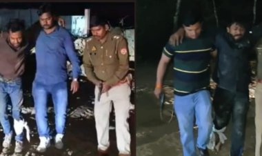 पुलिस मुठभेड़ में पांच गौकश गिरफ्तार, 2 के पैर में लगी गोली