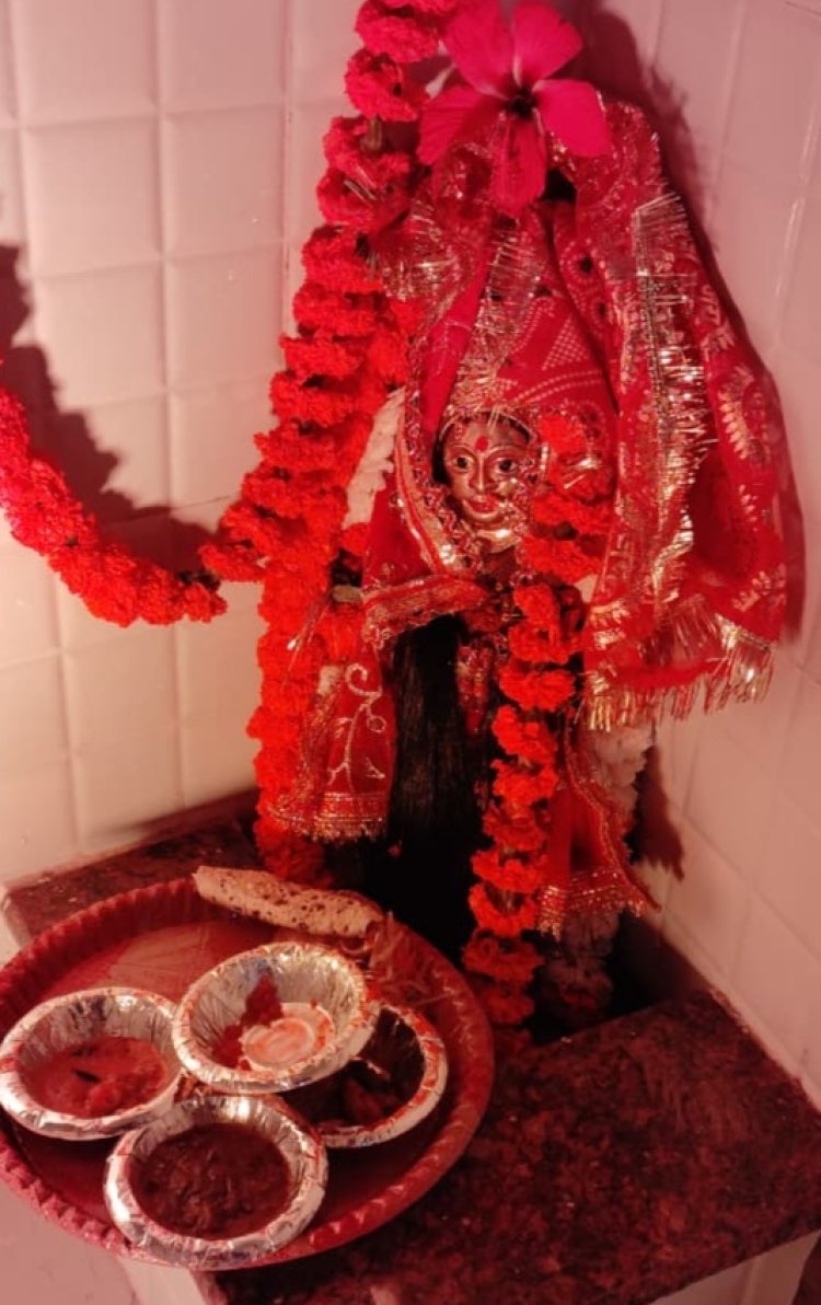लकड़ी के पिंड में विराजमान माता बनीं श्रद्धा का केंद्र