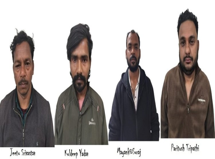 मादक पदार्थों की तस्करी करने वाले चार तस्कर गिरफ्तार
