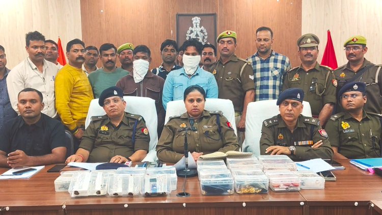 छत्तीसगढ़ में हुई लूट का मीरजापुर में खुलासा, मुठभेड़ में चार अंतरराज्यीय लुटेरे गिरफ्तार