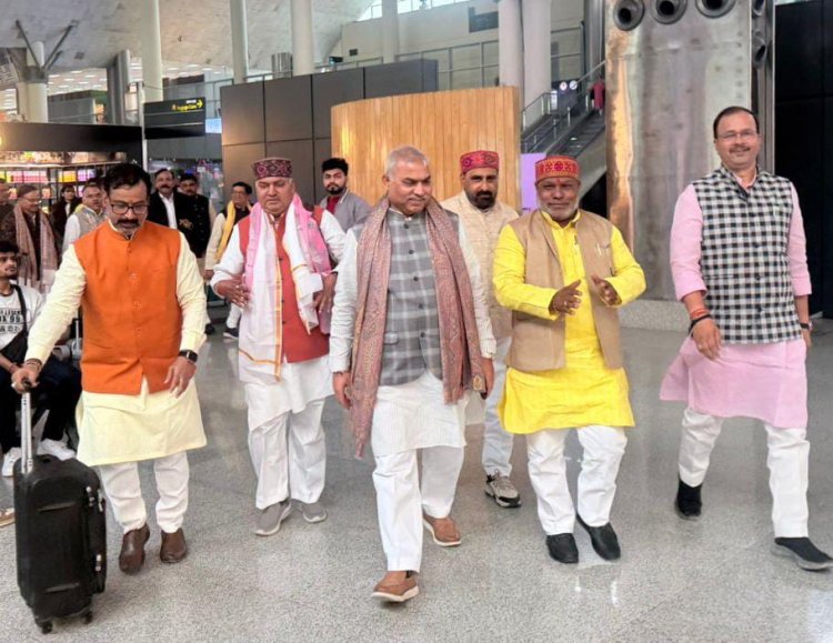 भाजपा राष्ट्रीय महासचिव एवं प्रदेश के उपमुख्यमंत्री का कार्यकर्ताओं ने किया जोरदार स्वागत