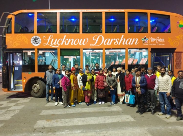 ‘लखनऊ दर्शन’ बस में फिर शामिल हुई विधान भवन की सैर