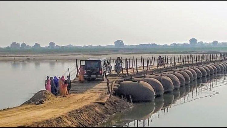 संजय सेतु के विकल्प में डबल लेन पीपा पुल का संशोधित प्रस्ताव शासन को प्रेषित