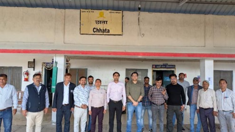 आगरा मंडल के छाता-कोसीकलां खंड में ऑटोमैटिक सिग्नलिंग प्रणाली शुरू