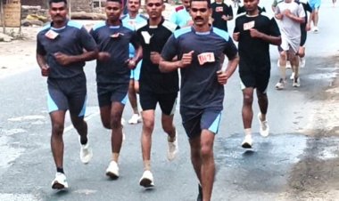 क्रॉस कंट्री में रिक्रूट्स ने दिखाई दमखम, राहुल पटेल रहे अव्वल