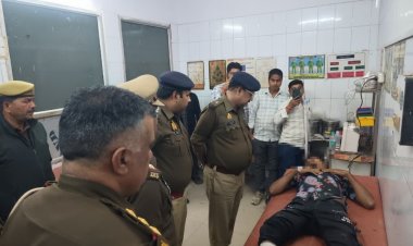 प्रतापगढ़ : पुलिस मुठभेड़ के दौरान तीन बदमाश गिरफ्तार